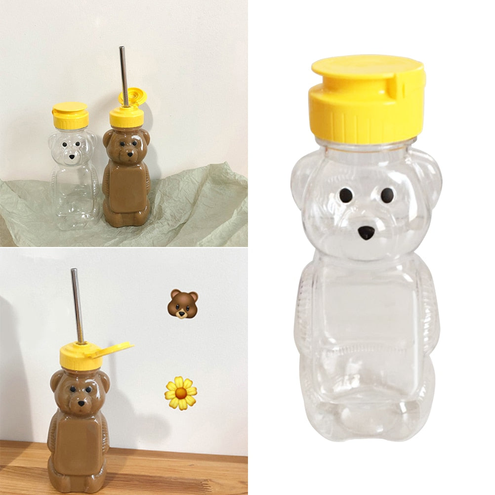 Honey Bear Squeeze Bottles 240ml - Set of 12 by HitMyNeed