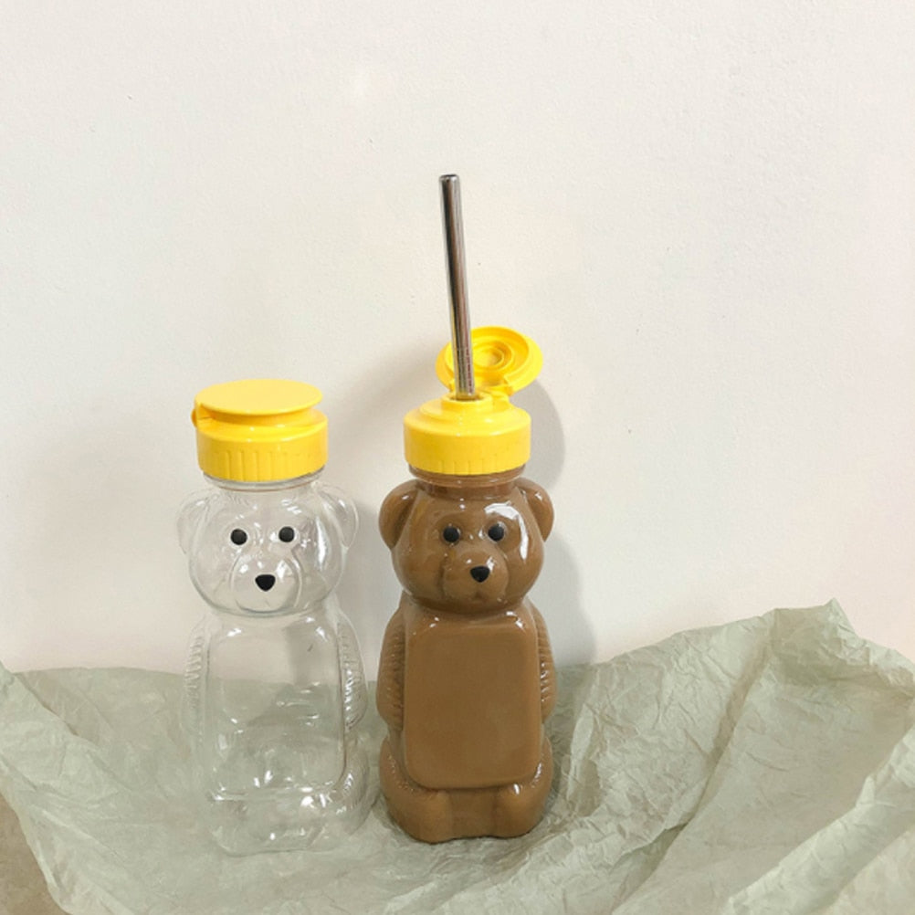 Honey Bear Squeeze Bottles 240ml - Set of 12 by HitMyNeed