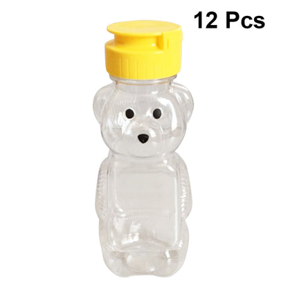 Honey Bear Squeeze Bottles 240ml - Set of 12 by HitMyNeed