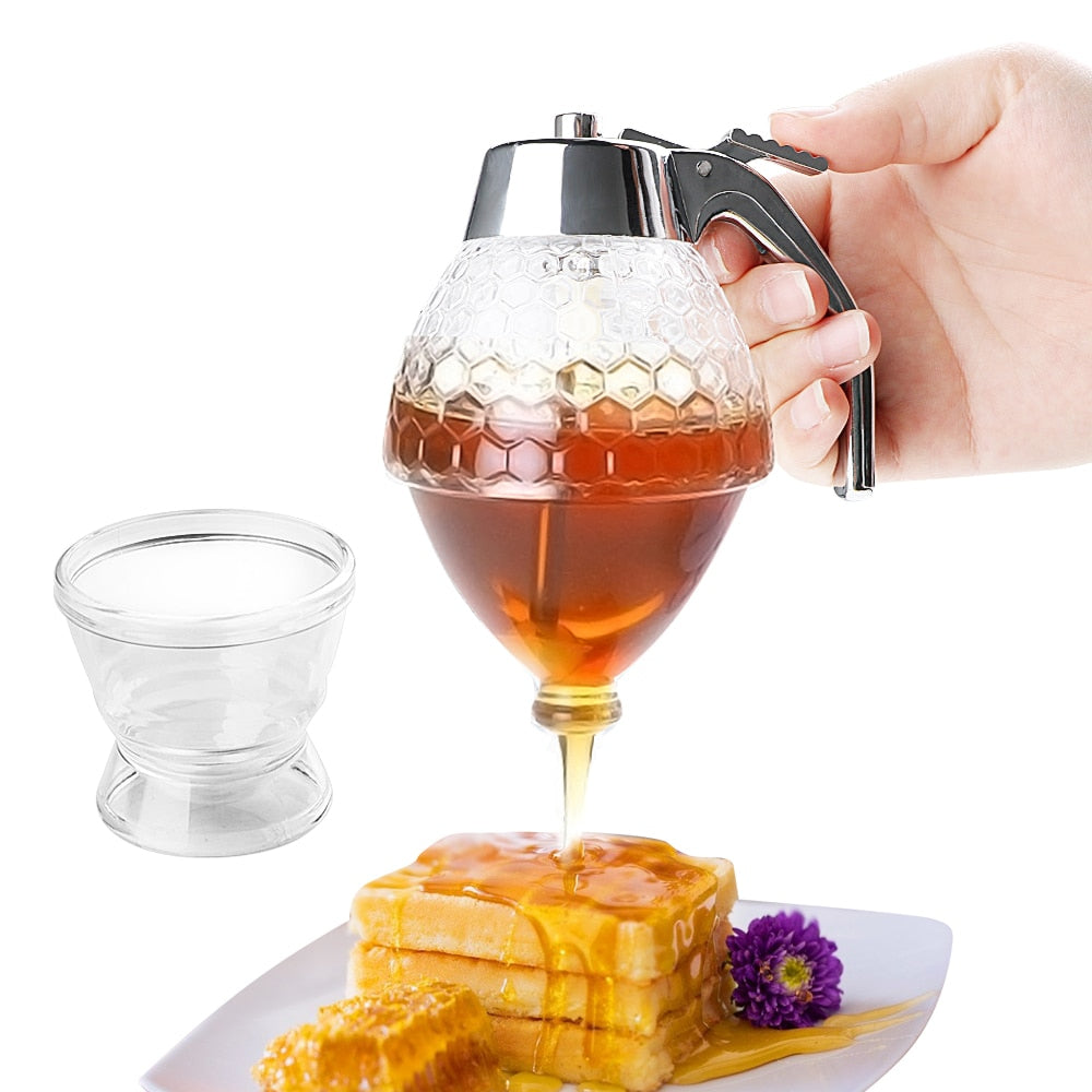 Honey Dispenser with Controlled No-Drip Pouring by HitMyNeed