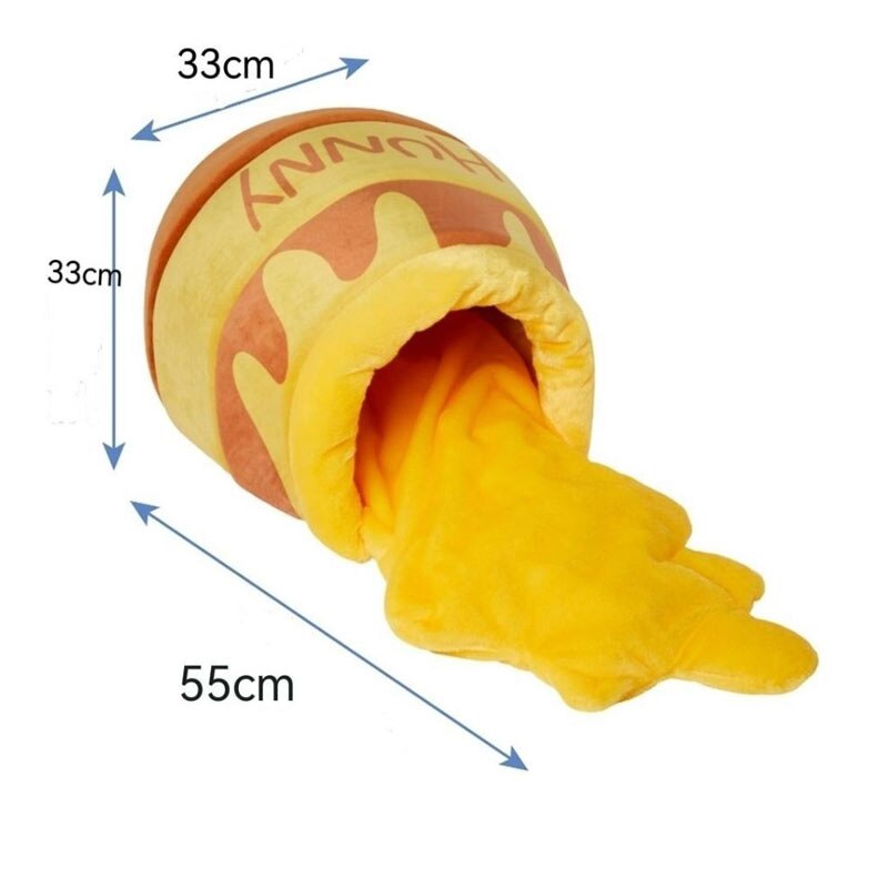 Honey Pot Cat Cave Bed - Cozy Enclosed Cat House by HitMyNeed