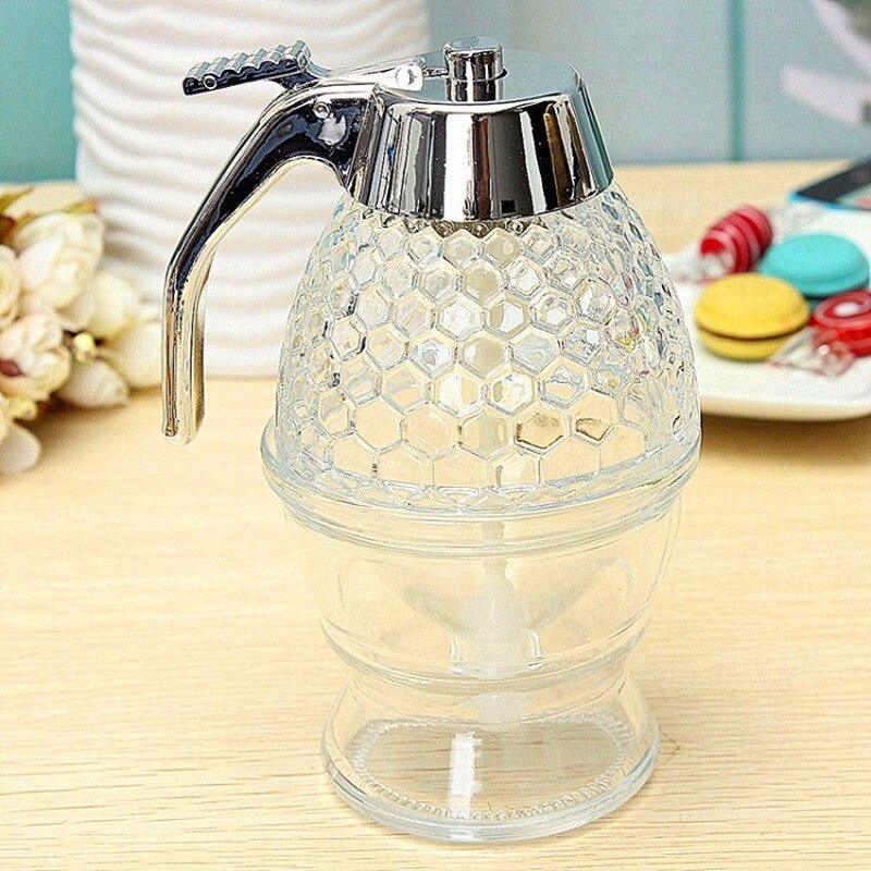 Honey Pourer Dispenser with Handle, 200ml by HitMyNeed