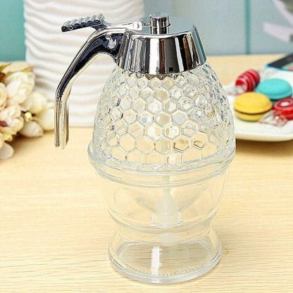 Honey Pourer Dispenser with Handle, 200ml by HitMyNeed