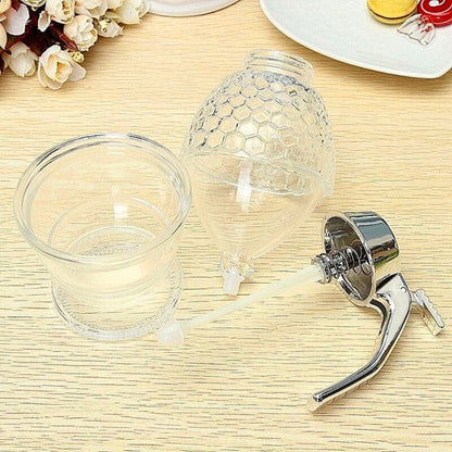 Honey Pourer Dispenser with Handle, 200ml by HitMyNeed