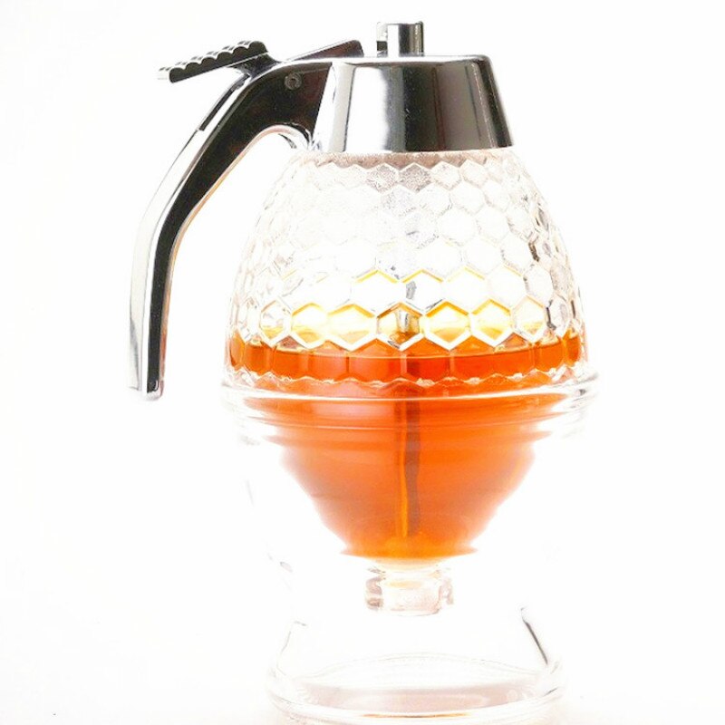 Honey Pourer Dispenser with Handle, 200ml by HitMyNeed