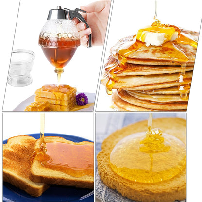 Honey Pourer Syrup Dispenser with Stand by HitMyNeed