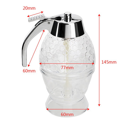 Honey Pourer Syrup Dispenser with Stand by HitMyNeed
