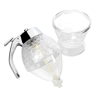 Honey Pourer Syrup Dispenser with Stand by HitMyNeed