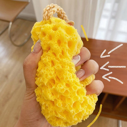 Honeycomb Sponge Bath Scrubber for Gentle Exfoliation by HitMyNeed