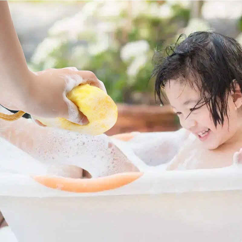 Honeycomb Sponge Bath Scrubber for Gentle Exfoliation by HitMyNeed