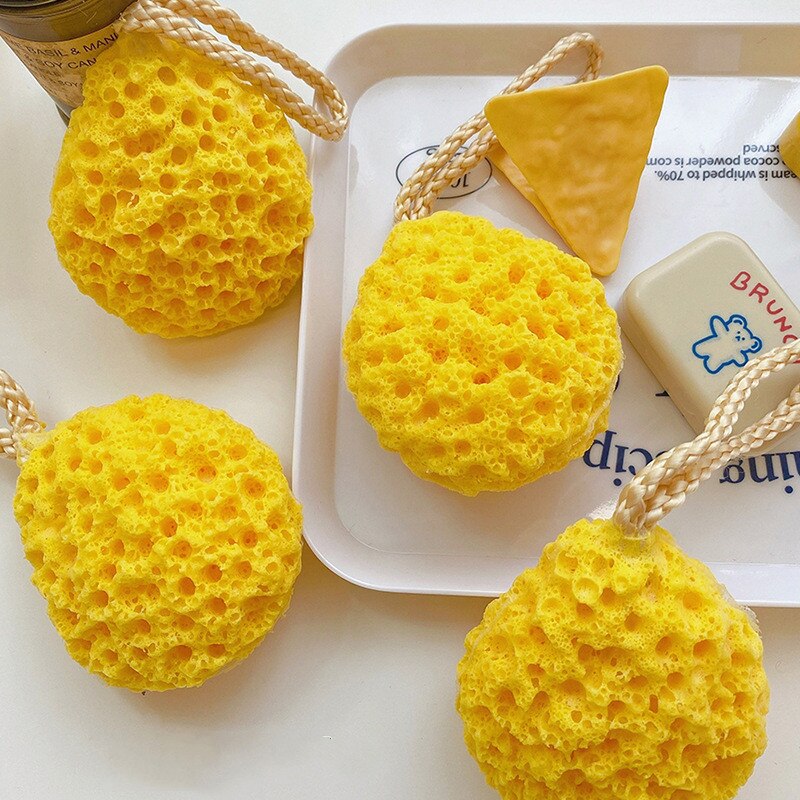 Honeycomb Sponge Bath Scrubber for Gentle Exfoliation by HitMyNeed