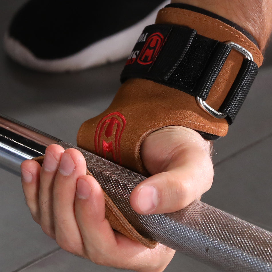Horizontal Bar Weightlifting Gloves with Palm Protection by HitMyNeed