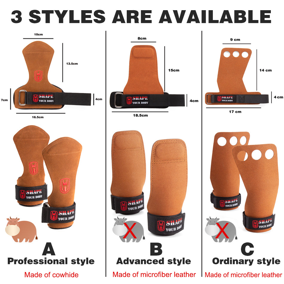 Horizontal Bar Weightlifting Gloves with Palm Protection by HitMyNeed