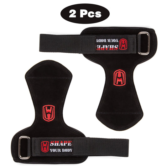 Horizontal Bar Weightlifting Gloves with Palm Protection professional-black by HitMyNeed