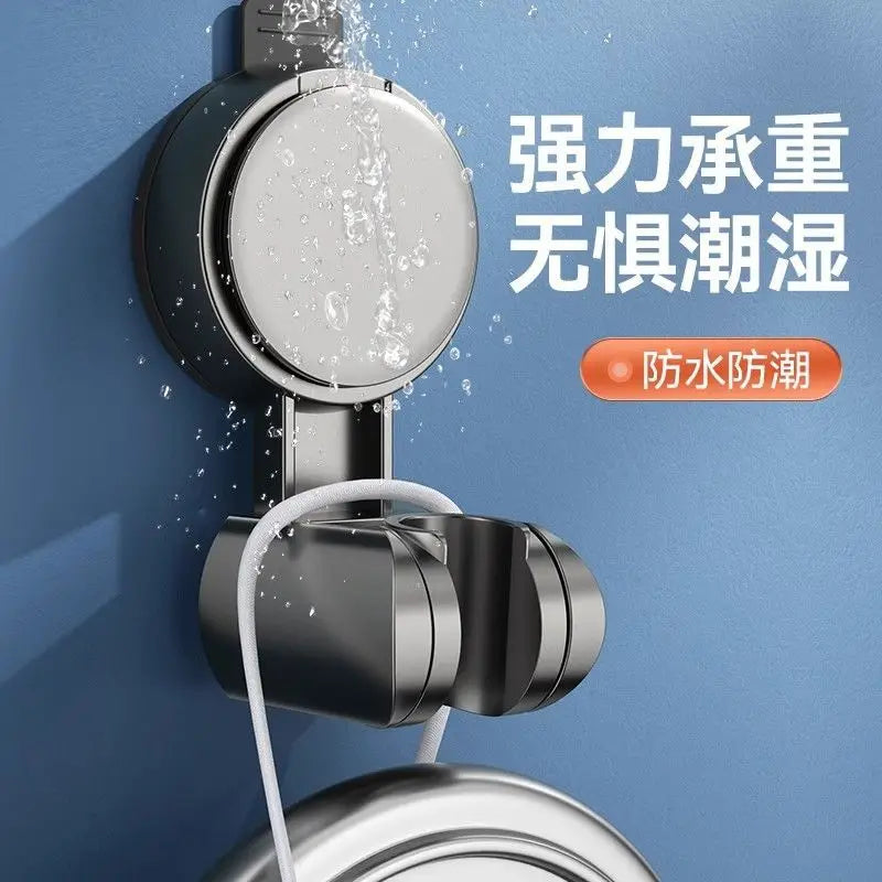 Horizontal Suction Cup Handheld Shower Head Holder by HitMyNeed