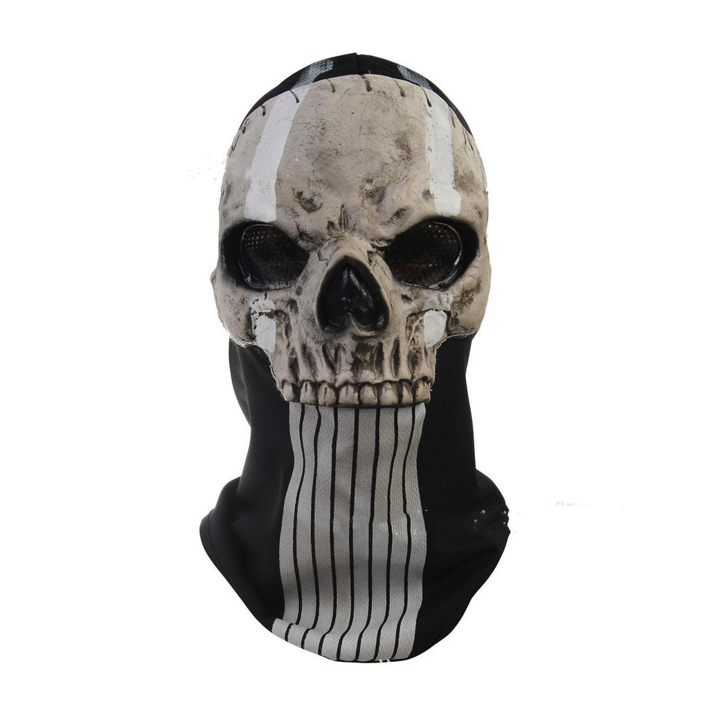 Horror Ghost Skull Latex Mask for Halloween Cosplay by HitMyNeed