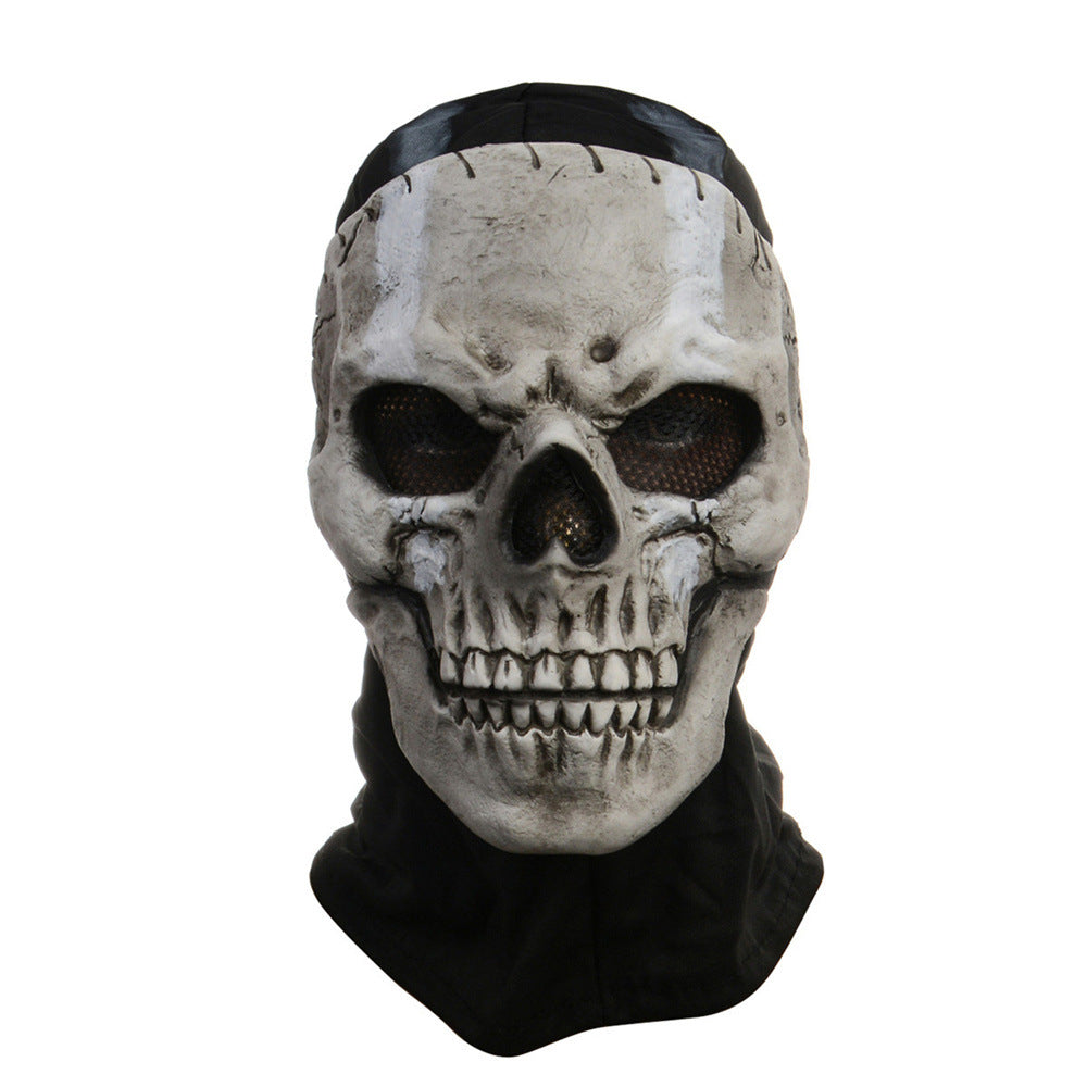 Horror Ghost Skull Latex Mask for Halloween Cosplay a by HitMyNeed