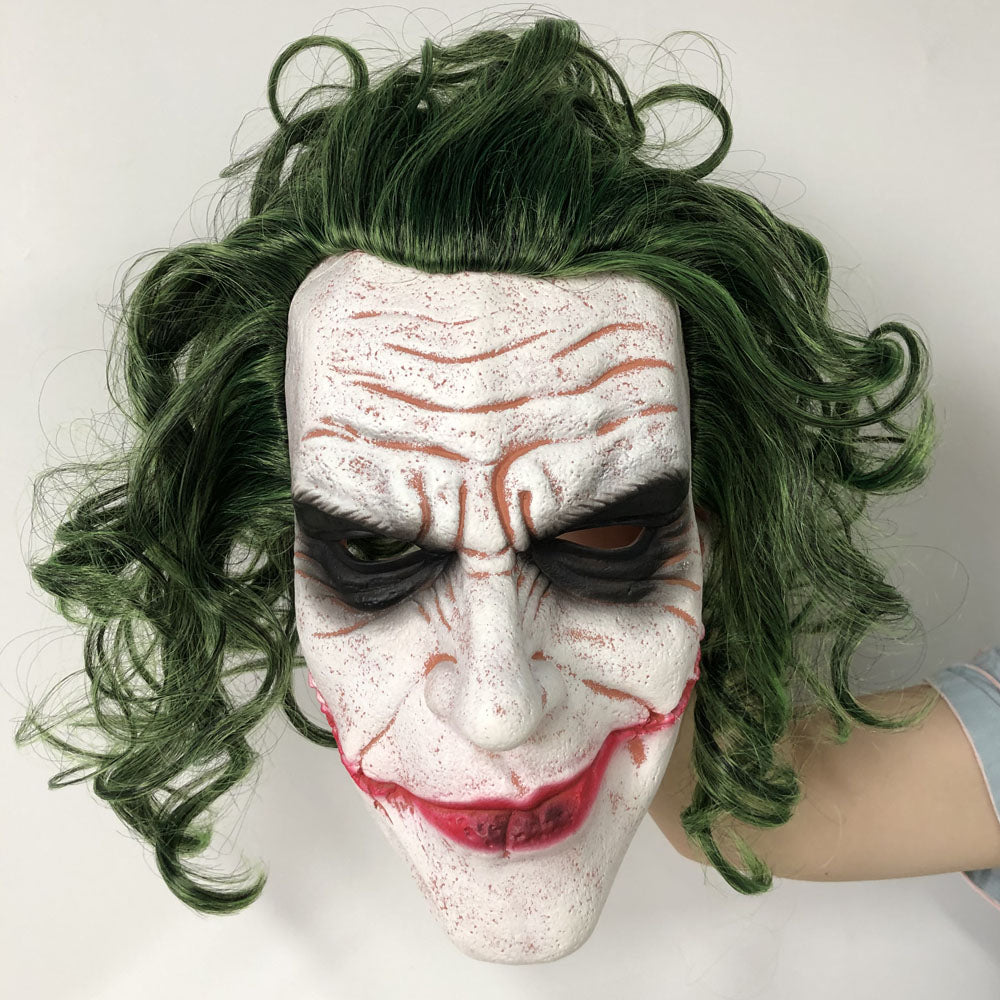 Horror Joker Clown Latex Mask for Halloween Cosplay by HitMyNeed