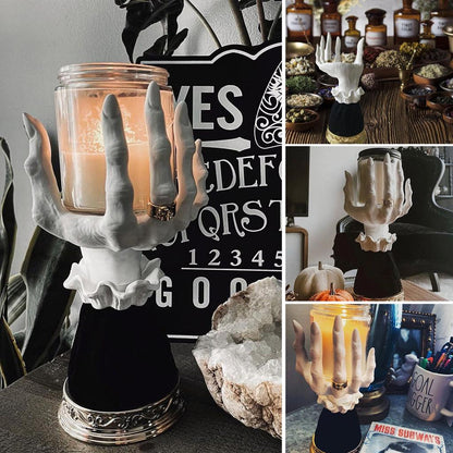 Horror Resin Witch Hand Candle Holder Decor by HitMyNeed