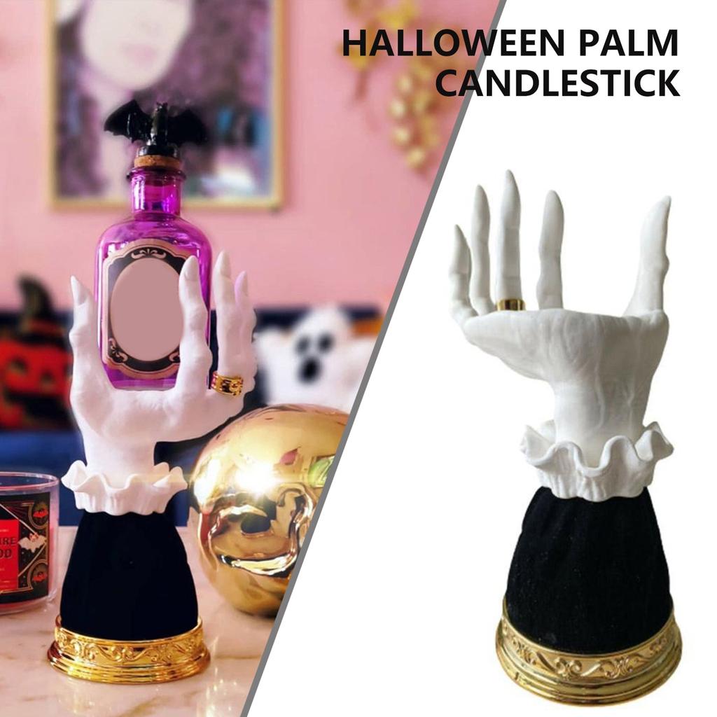Horror Resin Witch Hand Candle Holder Decor by HitMyNeed