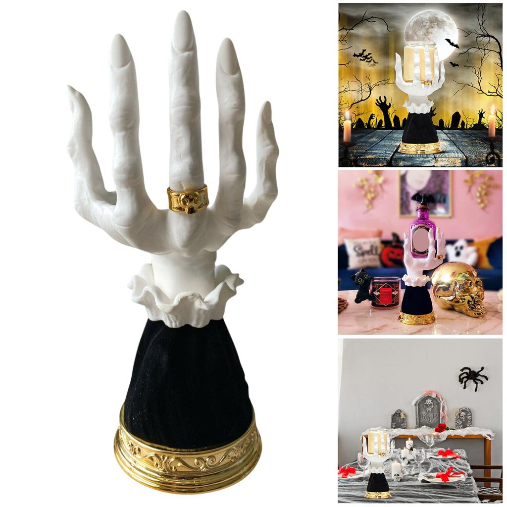 Horror Resin Witch Hand Candle Holder Decor by HitMyNeed