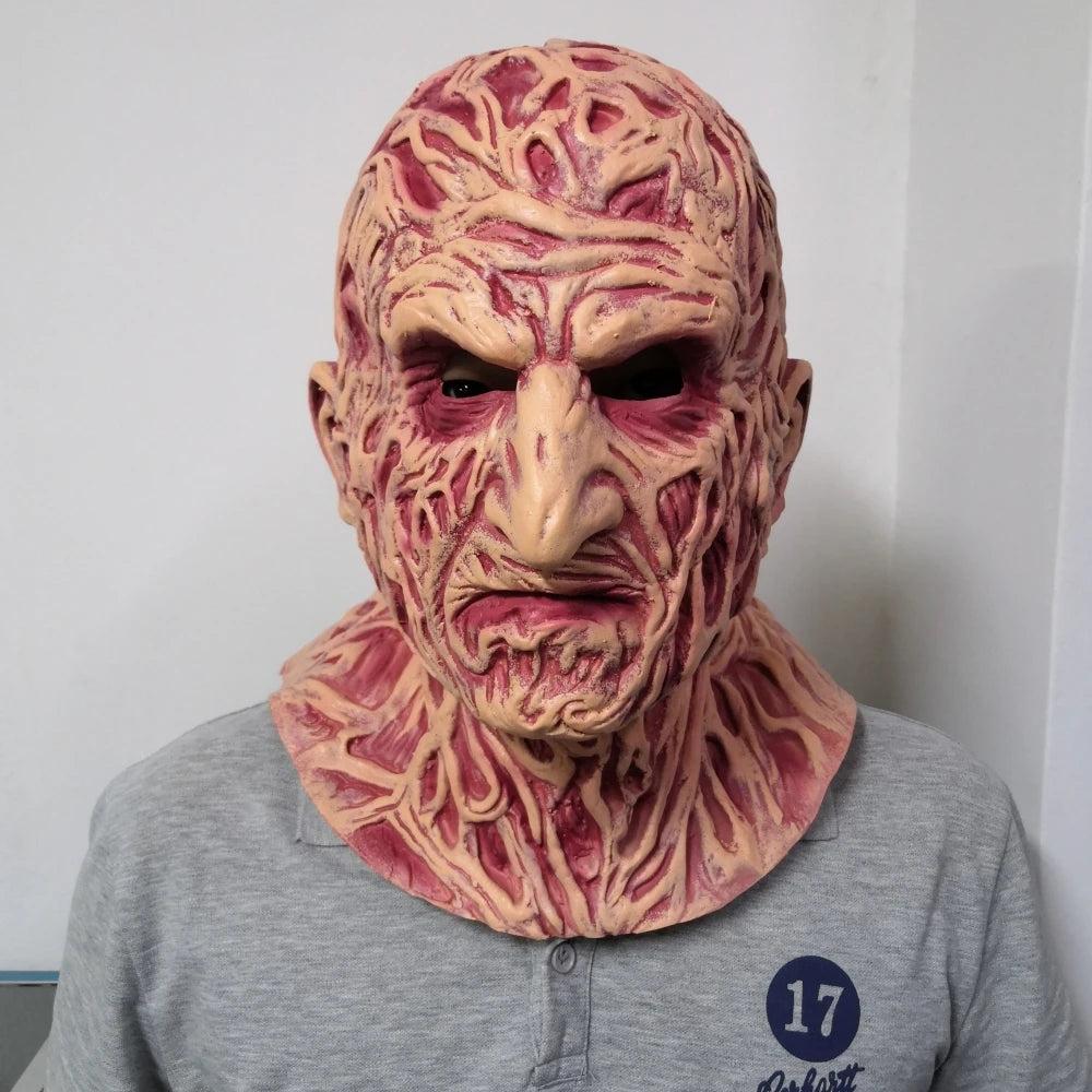 Horror Scarred Face Latex Mask for Halloween by HitMyNeed