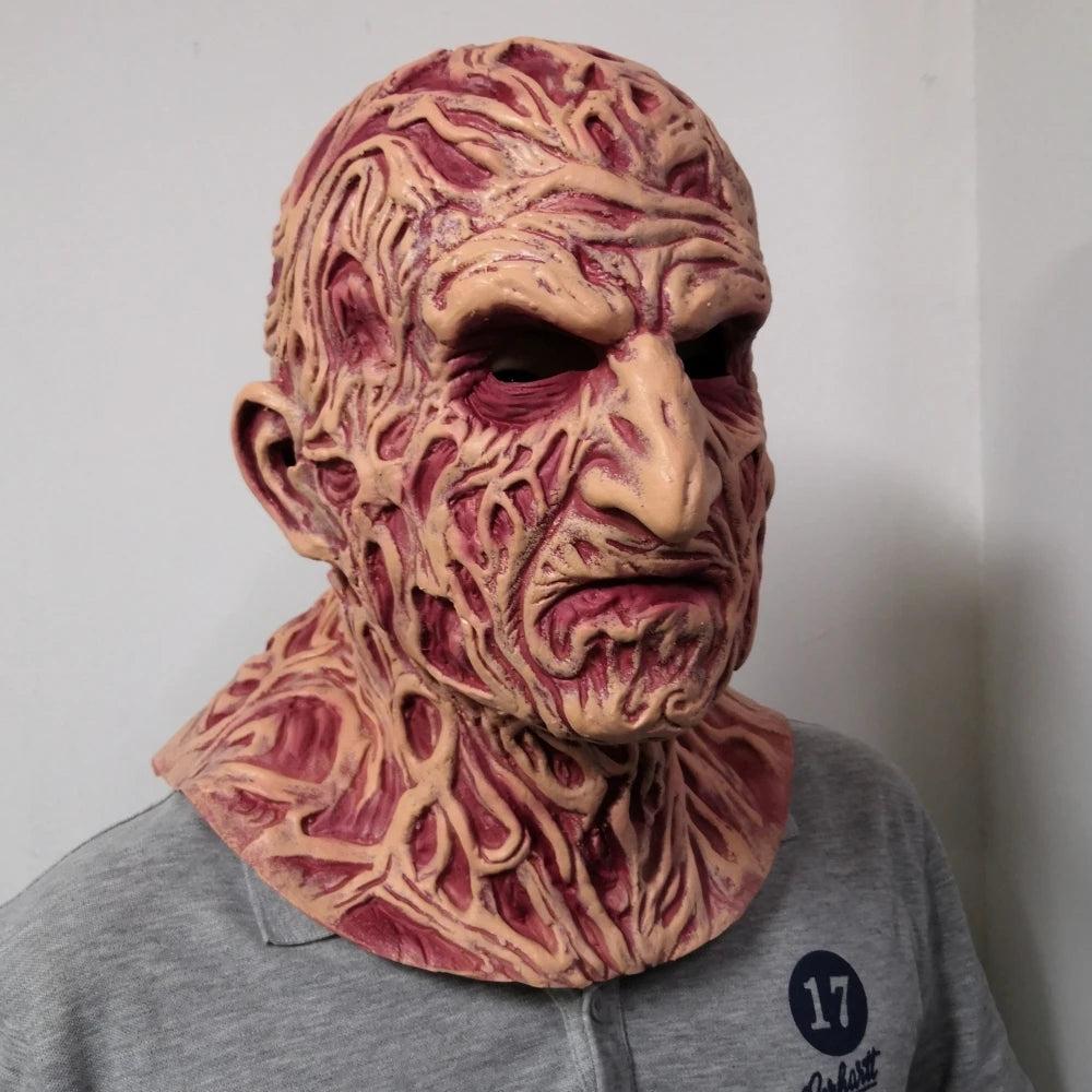 Horror Scarred Face Latex Mask for Halloween by HitMyNeed