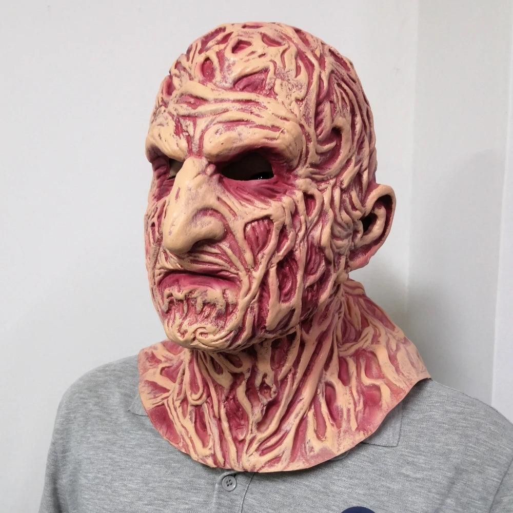 Horror Scarred Face Latex Mask for Halloween by HitMyNeed