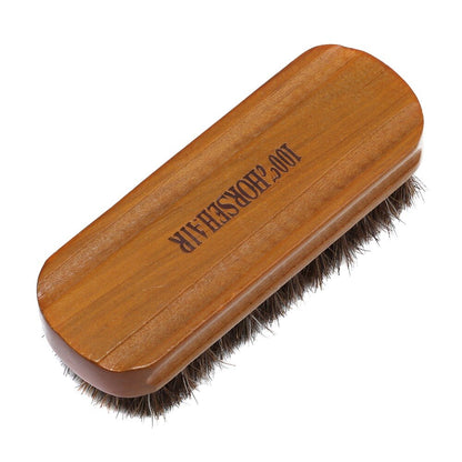 Horsehair Shoe Polish Brush with Wooden Handle by HitMyNeed