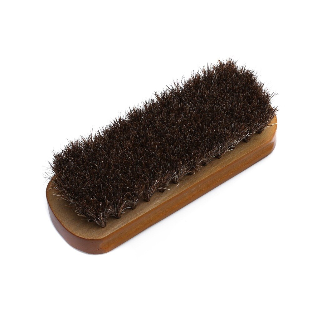 Horsehair Shoe Polish Brush with Wooden Handle by HitMyNeed
