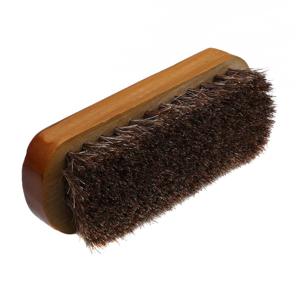 Horsehair Shoe Polish Brush with Wooden Handle by HitMyNeed