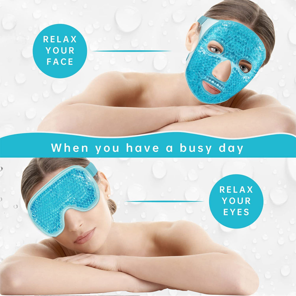 Hot and Cold Gel Face Mask for Skin Relief by HitMyNeed