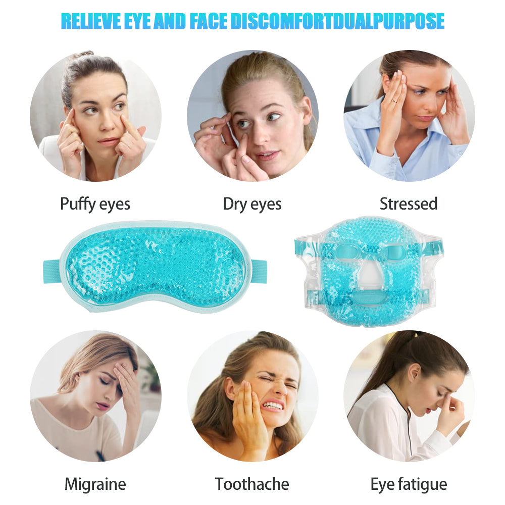 Hot and Cold Gel Face Mask for Skin Relief by HitMyNeed