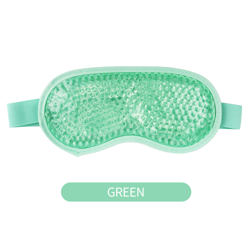 Hot and Cold Gel Face Mask for Skin Relief green-eye-mask by HitMyNeed