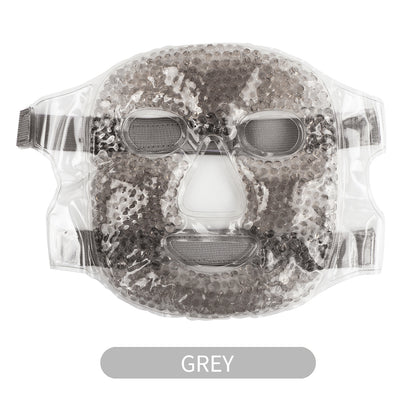 Hot and Cold Gel Face Mask for Skin Relief grey-face-mask by HitMyNeed