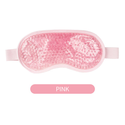 Hot and Cold Gel Face Mask for Skin Relief pink-eye-mask by HitMyNeed