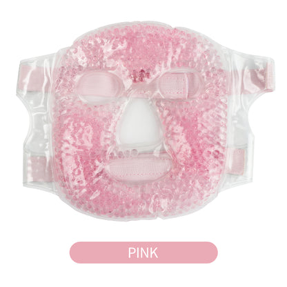 Hot and Cold Gel Face Mask for Skin Relief pink-face-mask by HitMyNeed