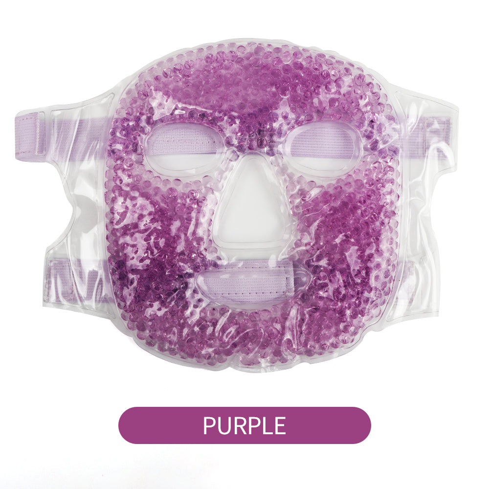 Hot and Cold Gel Face Mask for Skin Relief purple-face-mask by HitMyNeed