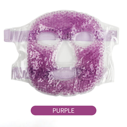Hot and Cold Gel Face Mask for Skin Relief purple-face-mask by HitMyNeed