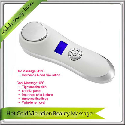 Hot and Cold Sonic Vibration Facial Massager by HitMyNeed
