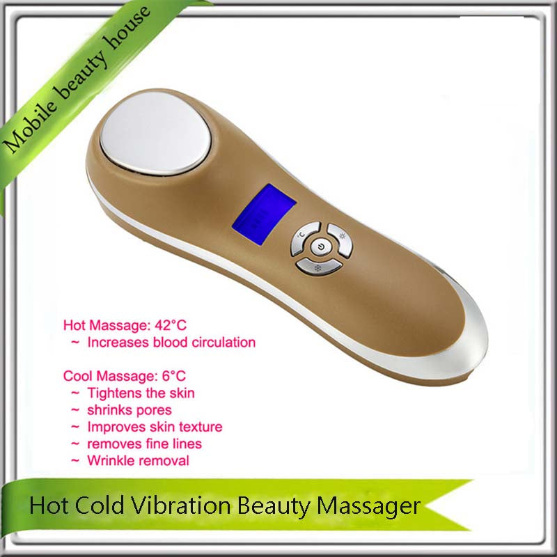 Hot and Cold Sonic Vibration Facial Massager by HitMyNeed