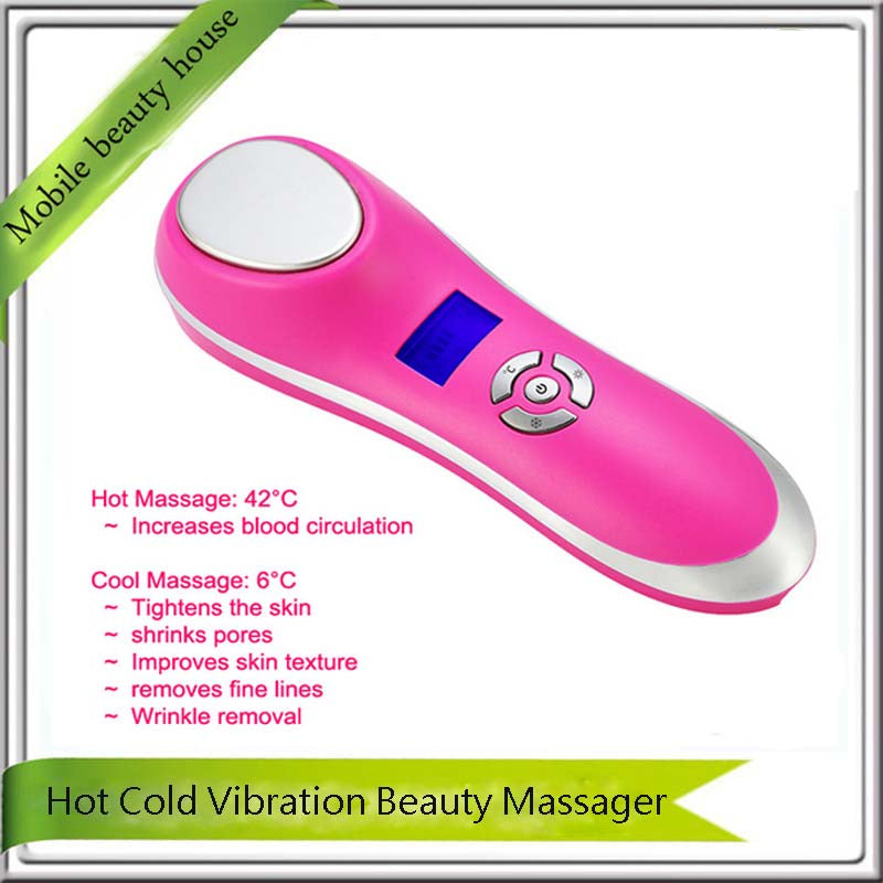 Hot and Cold Sonic Vibration Facial Massager by HitMyNeed