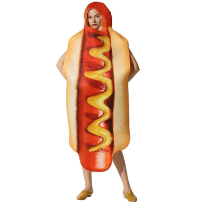 Hot Dog Costume with Bun and Mustard for Adults by HitMyNeed
