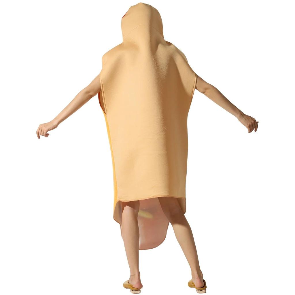 Hot Dog Costume with Bun and Mustard for Adults by HitMyNeed