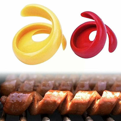 Hot Dog Spiral Cutters for Even Grilling (2 Pack) by HitMyNeed