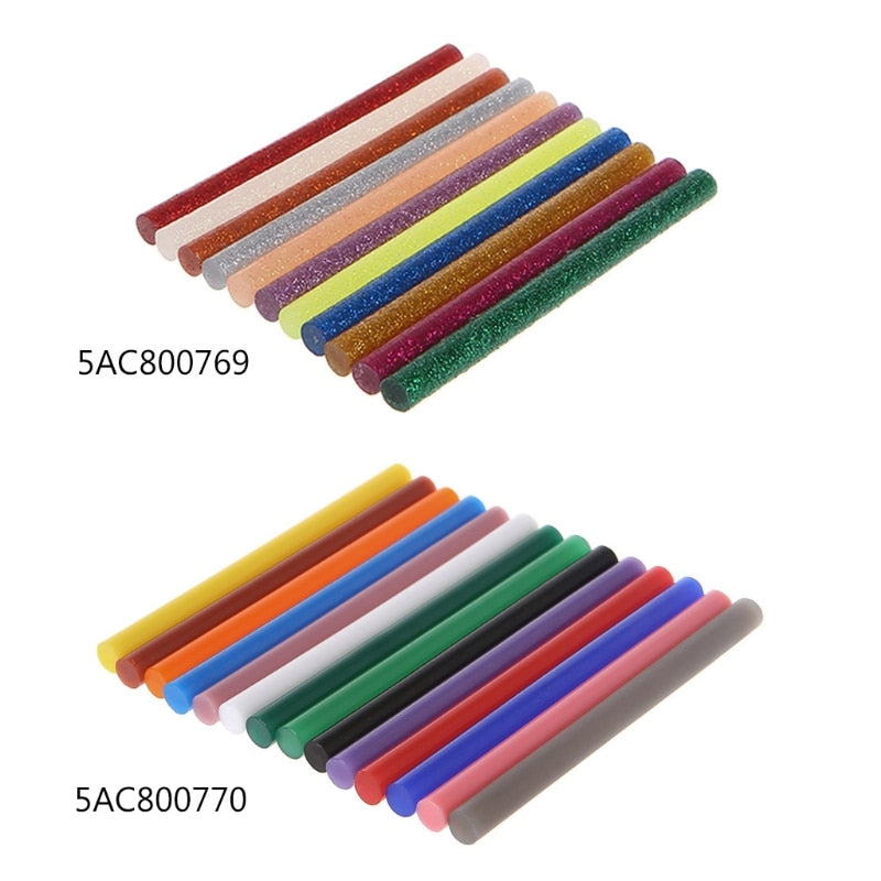 Hot Melt Colored Glue Sticks Set (14-Pack) by HitMyNeed