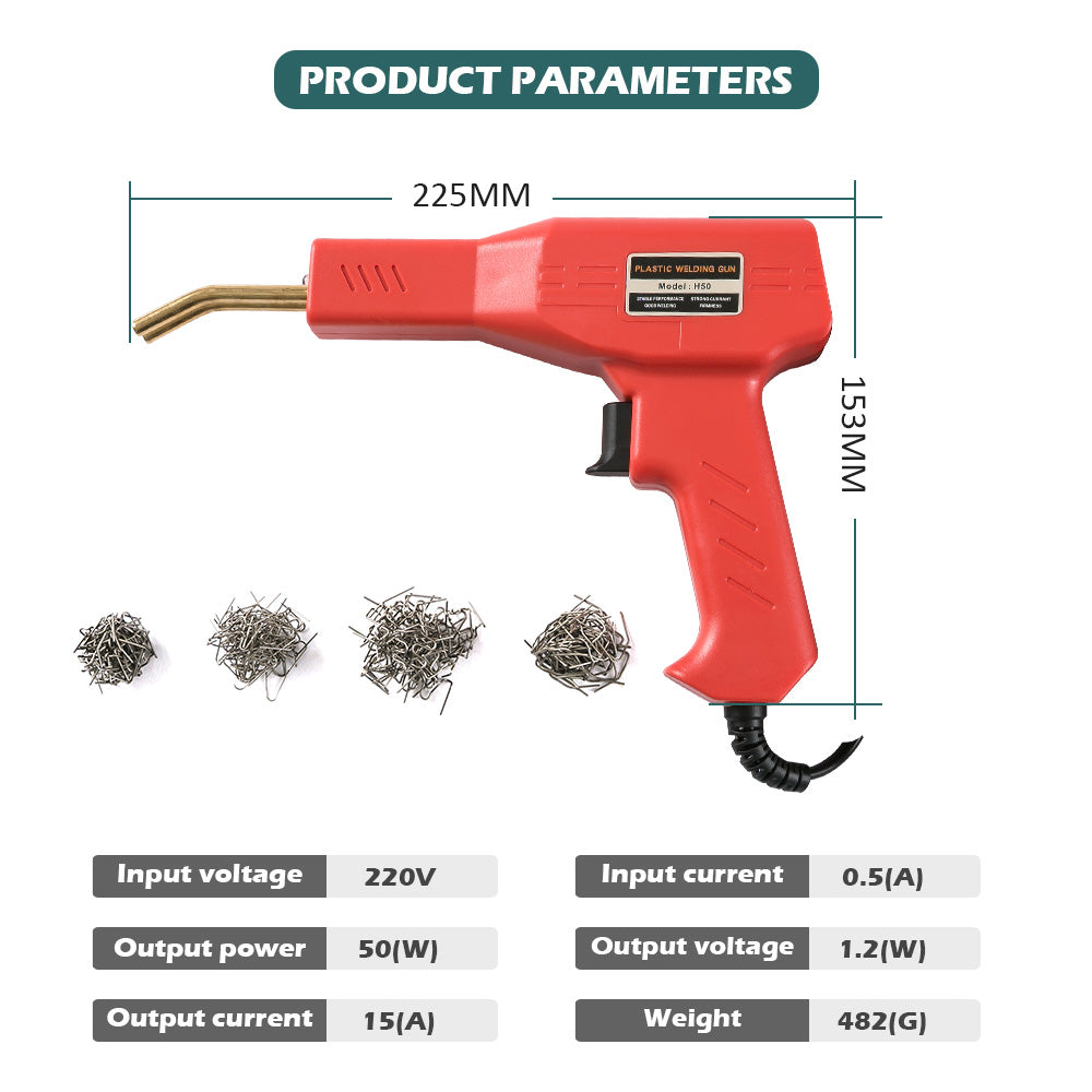 Hot Stapler Plastic Welding Bumper Repair Kit by HitMyNeed