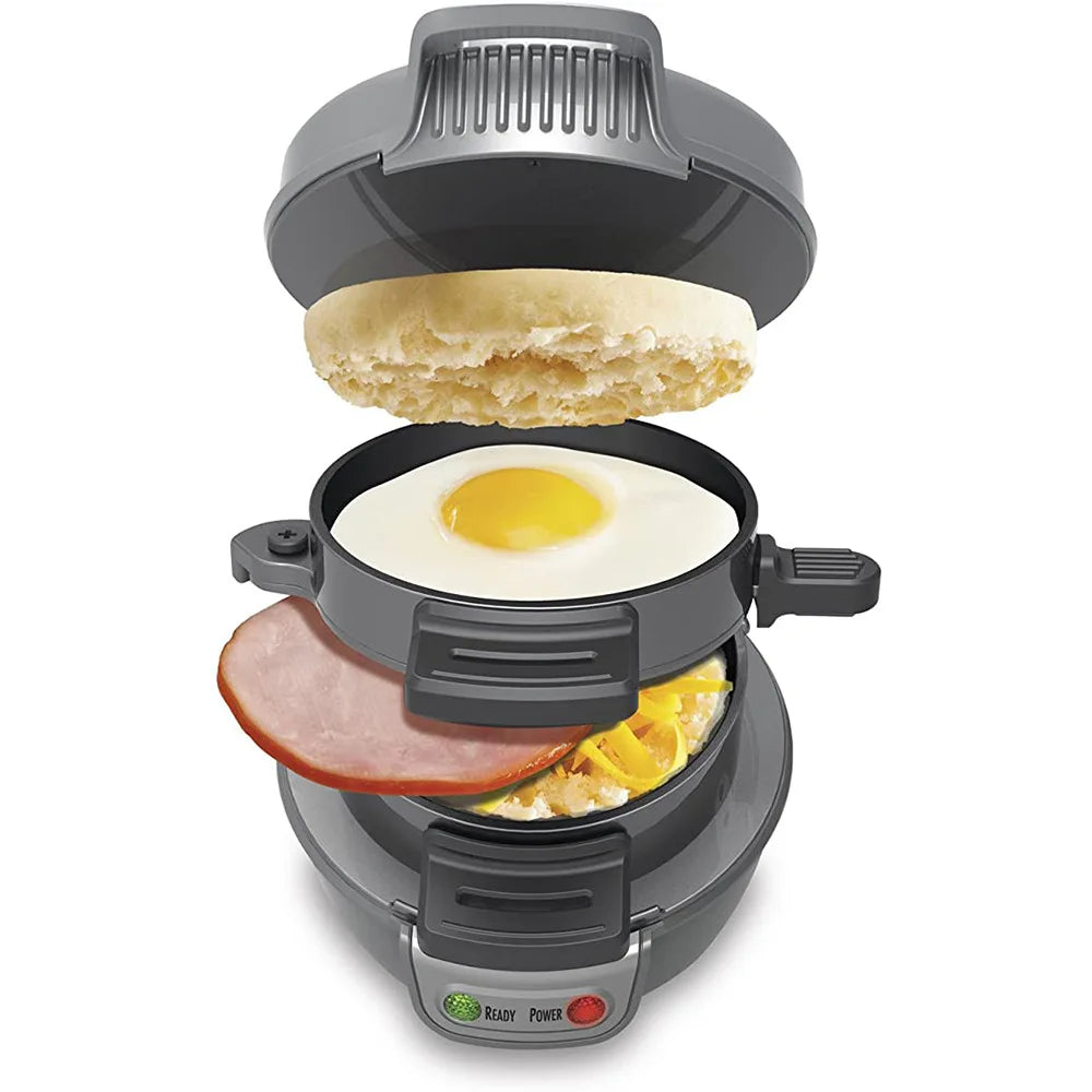 Household 4‑in‑1 Breakfast Sandwich & Waffle Maker by HitMyNeed