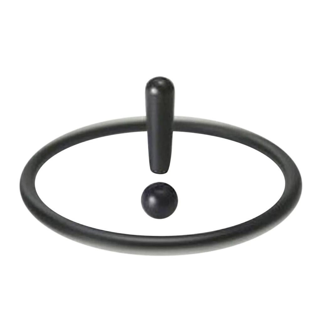 Hovering Exclamation Point Gyroscope Fidget Toy black by HitMyNeed