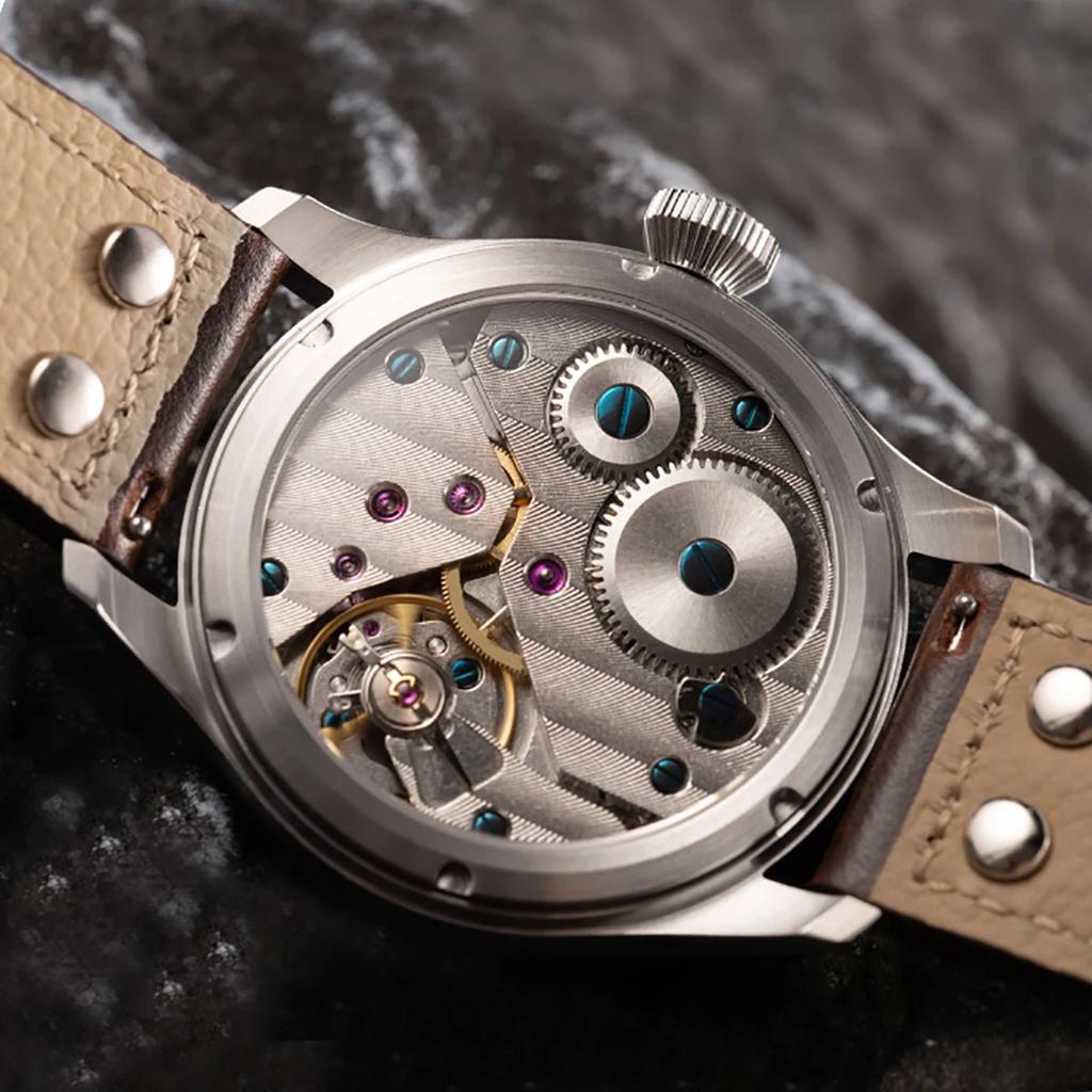 Hruodland 43mm Pilot Manual Mechanical Watch by HitMyNeed